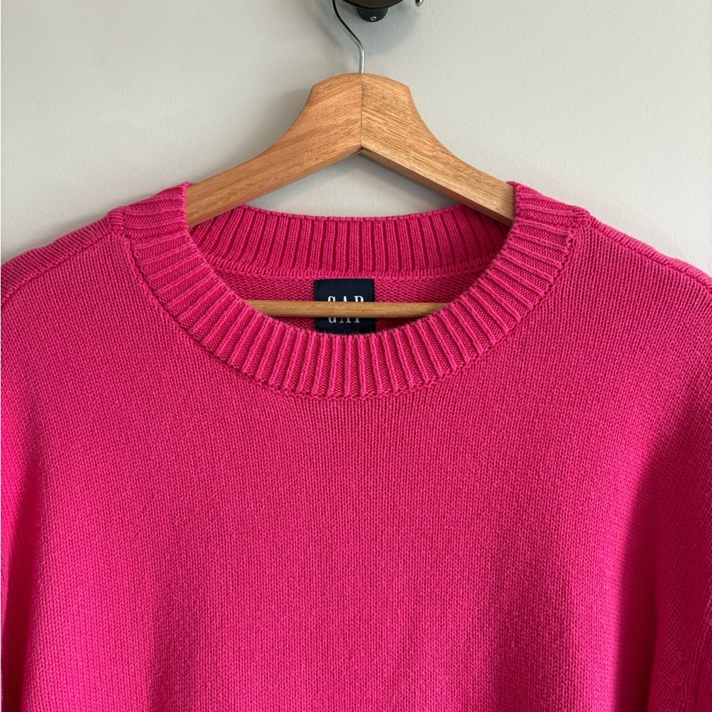 GAP Relaxed Cotton Crewneck Sweater | Size Large - Picture 5 of 6